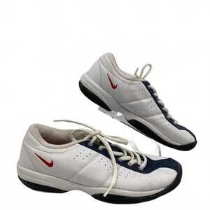Nike White/Navy Sneakers | Men’s Size 7.5